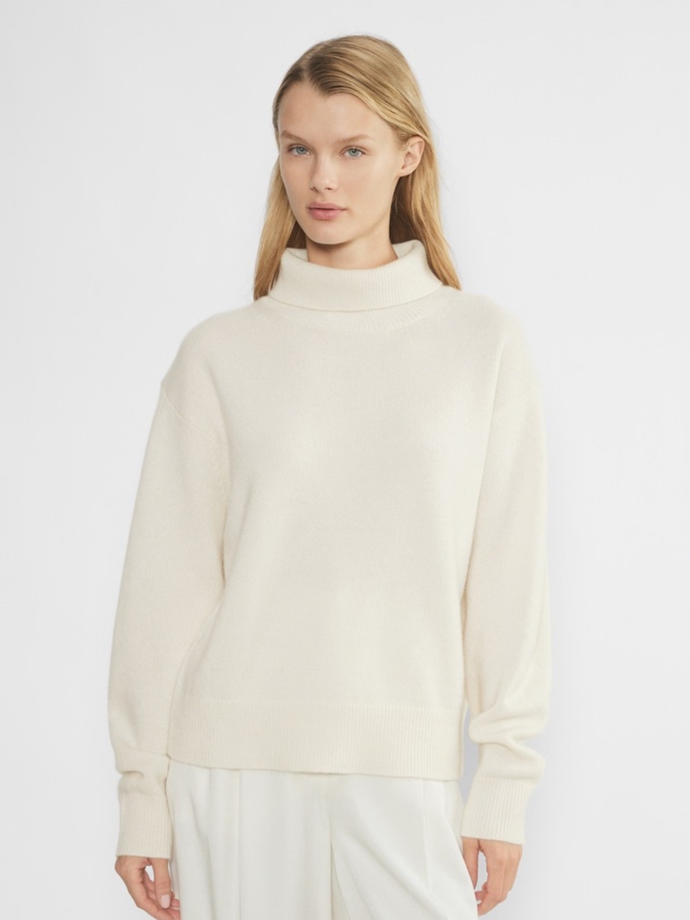 Aritzia Cashmere Relaxed Turtleneck Sweater